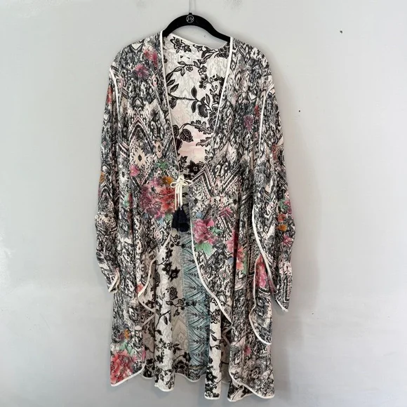 Johnny Was Ryder Vassilia Long Coat Cardigan Reversible XL - Picture 3 of 10